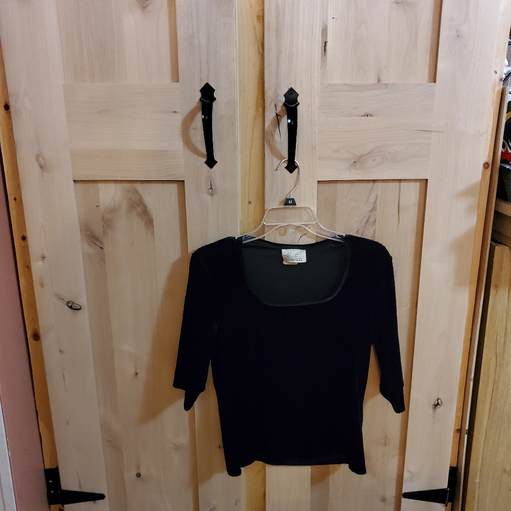 Vintage Kathy Lee Velour Top